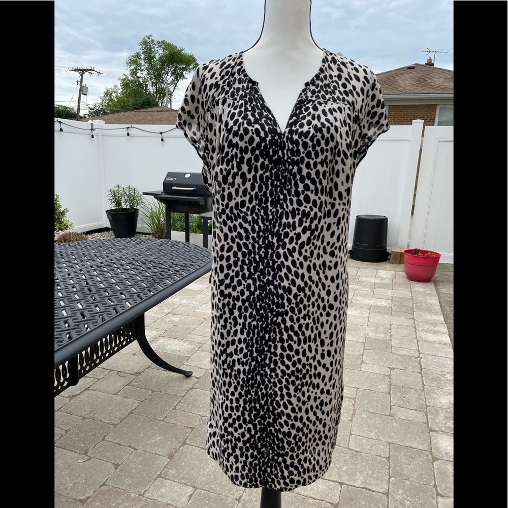 Talbots chiffon dress size 16
